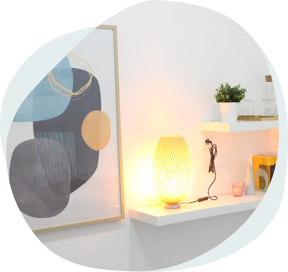 Fotografia do espaço interior da clínica